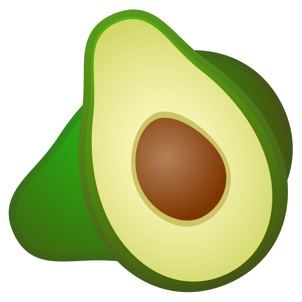 1024x1024 Avocado Icon Noto Emoji Food Drink Iconset Google