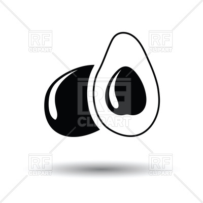 400x400 Avocado Icon Vector Image Of Signs, Symbols, Maps Angelp
