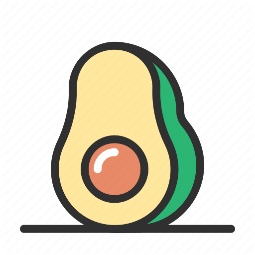 512x512 Avocado, Fresh, Fruit, Grocery Icon