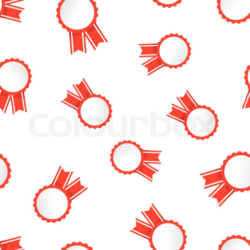 800x800 Award Ribbon Icon Seamless Pattern Stock Vector Colourbox