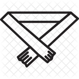 256x256 Awareness Ribbon Icon Of Line Style