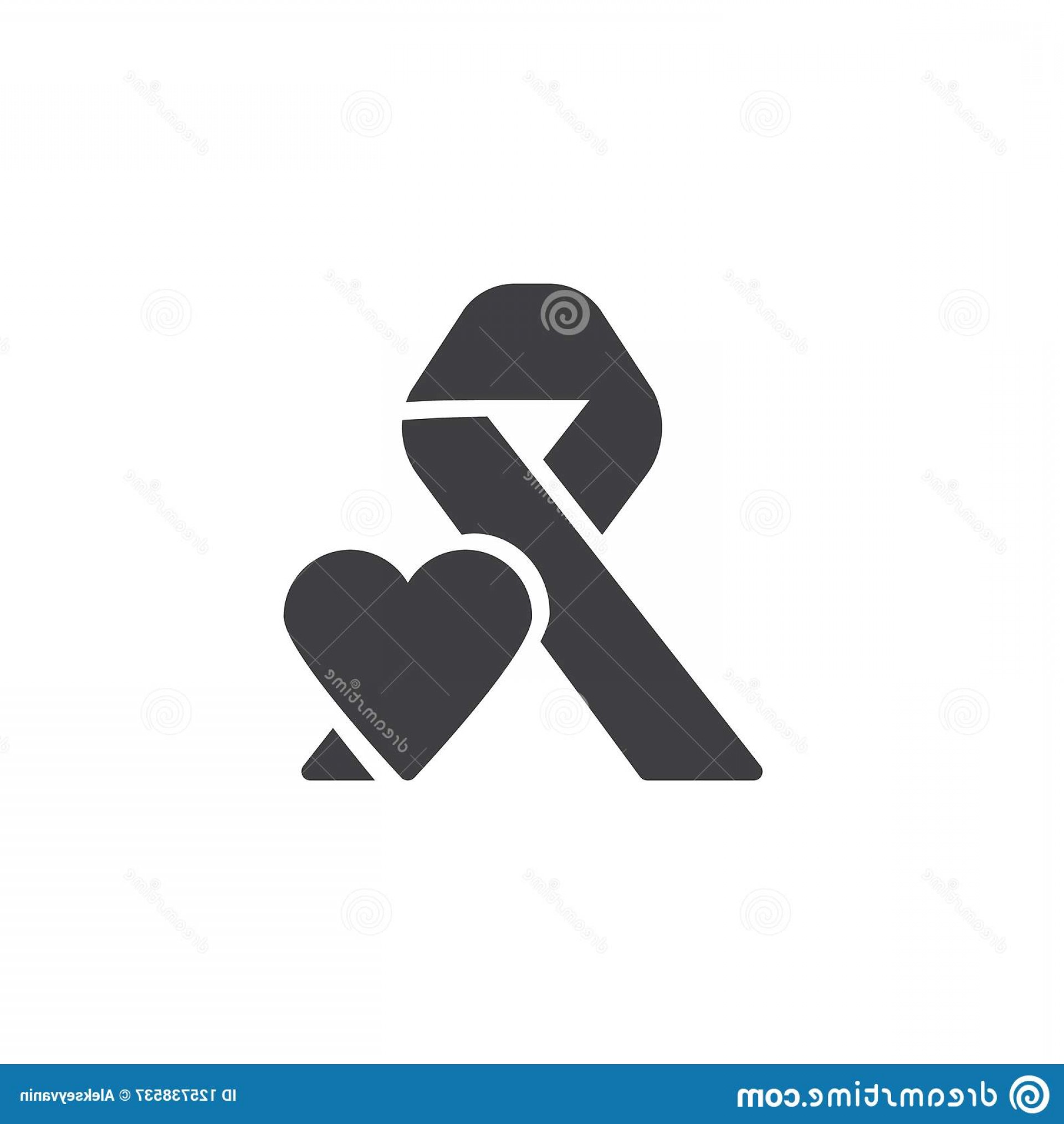 1920x2028 Heart Awareness Ribbon Vector Icon Heart Awareness Ribbon Vector