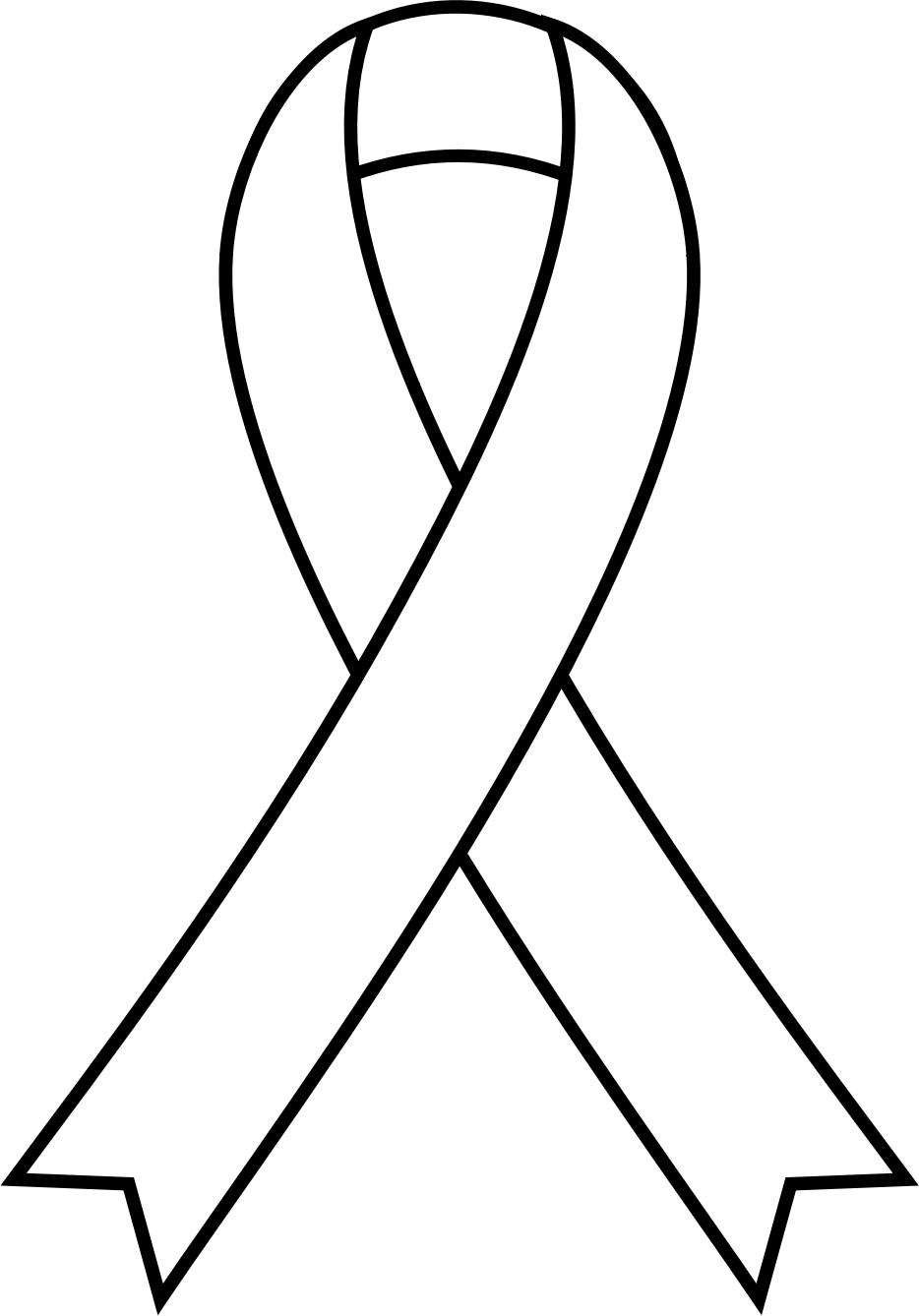 934x1338 White Awareness Ribbon Icons Png