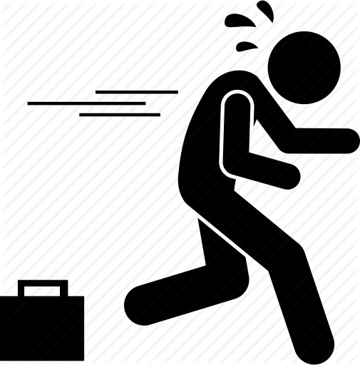 505x512 Flee, Run Away, Running Away, Shirker Icon