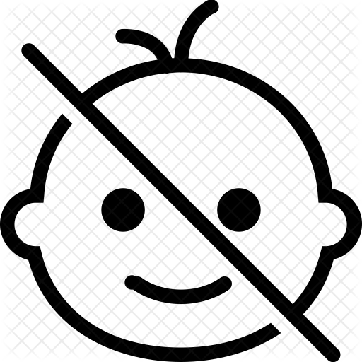 512x512 Keep Away From Children Icon Of Line Style
