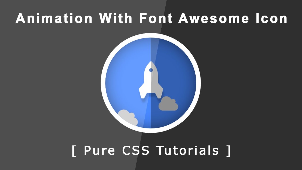 Cool Animation With Font Awesome Icon 1280x720 Cool Animation With Font Awesome Icon