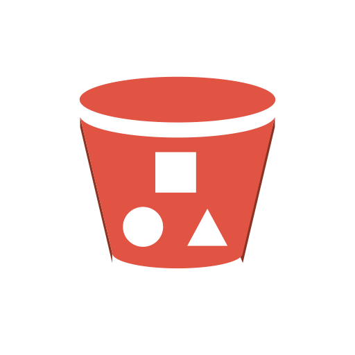512x512 Amazon, Bucket, Content, Delivery, Objects, Storage, With Icon