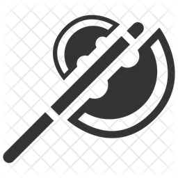 256x256 Axe Icon Of Glyph Style