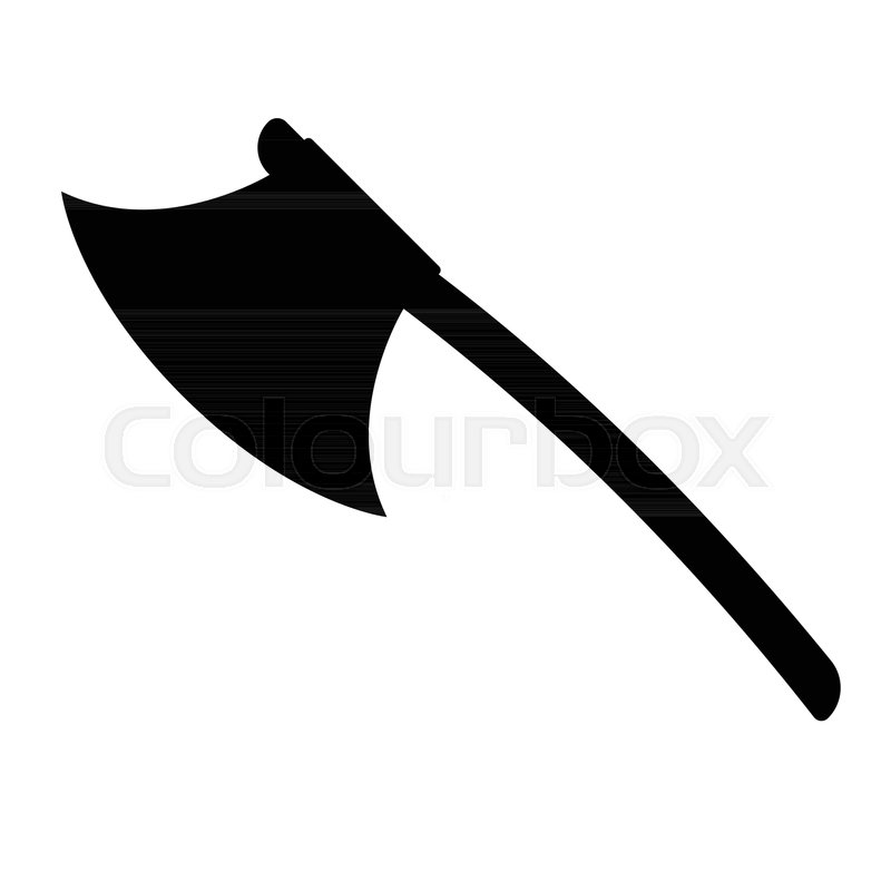 800x800 Axe Icon Label Of Fantasy And Stock Vector Colourbox