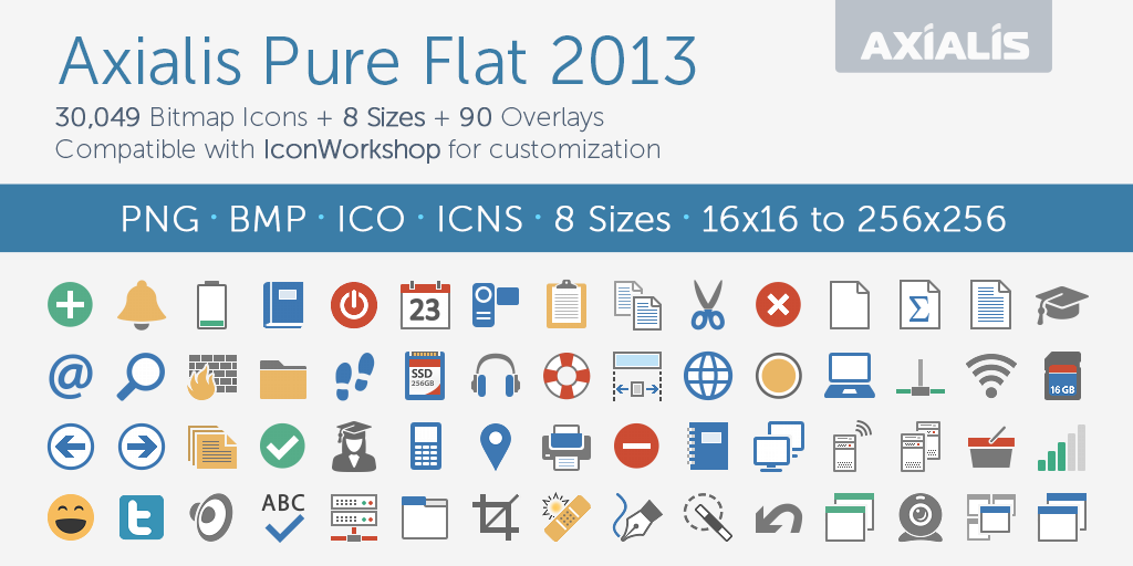 Axialis Pure Flat Toolbar Icons 1024x512 Axialis Pure Flat Toolbar Icons