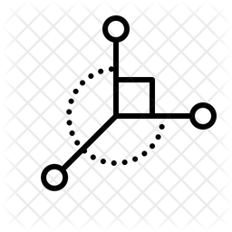256x256 Axis Icon Of Line Style