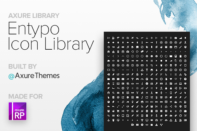 670x446 Entypo Icon Library For Axure Axure Design
