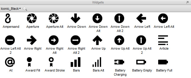 646x264 Icons For Axure David Nguyen