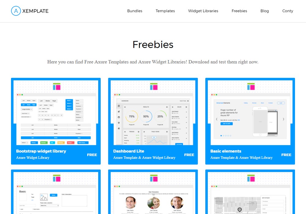 1000x700 Free Axure Widget Libraries Free Programs