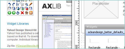510x200 Wireframes Magazine Axure Libraries Widgets Compilation