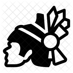 256x256 Aztec Icon Of Glyph Style