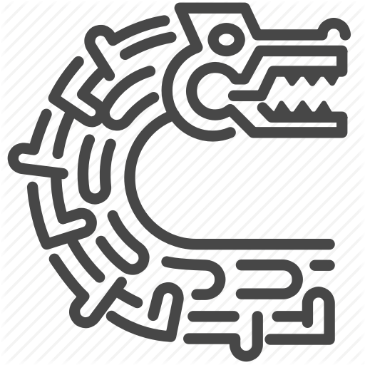 512x512 Ancient, Aztec, Dragon, Maya, Mayan, Sculpture, Snake Icon
