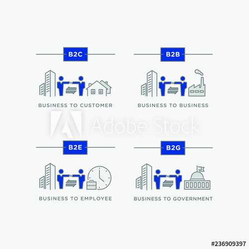 500x500 Business Relations Icon Set
