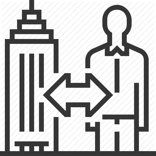 512x512 Building, Business, Employee, Person, Skyscraper, To Customer