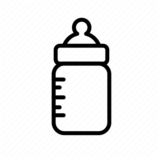 512x512 Baby Feeding, Baby Milk, Feeding Bottle, Milk Bottle Icon