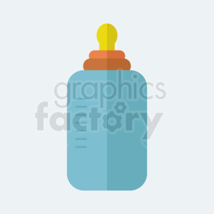 300x300 Baby Bottle Icon On Light Background Clipart Royalty Free Gif