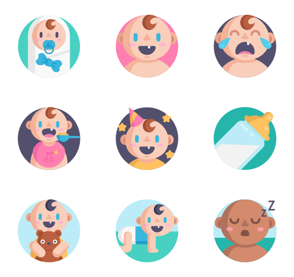 600x564 Baby Boy Icons