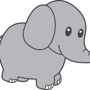 300x300 Stock Illustration Elephant Vector Icon African Simple Symbol