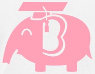 190x149 Elephant Graduate Icon Baby Lap Shoulder T Shirt Spreadshirt