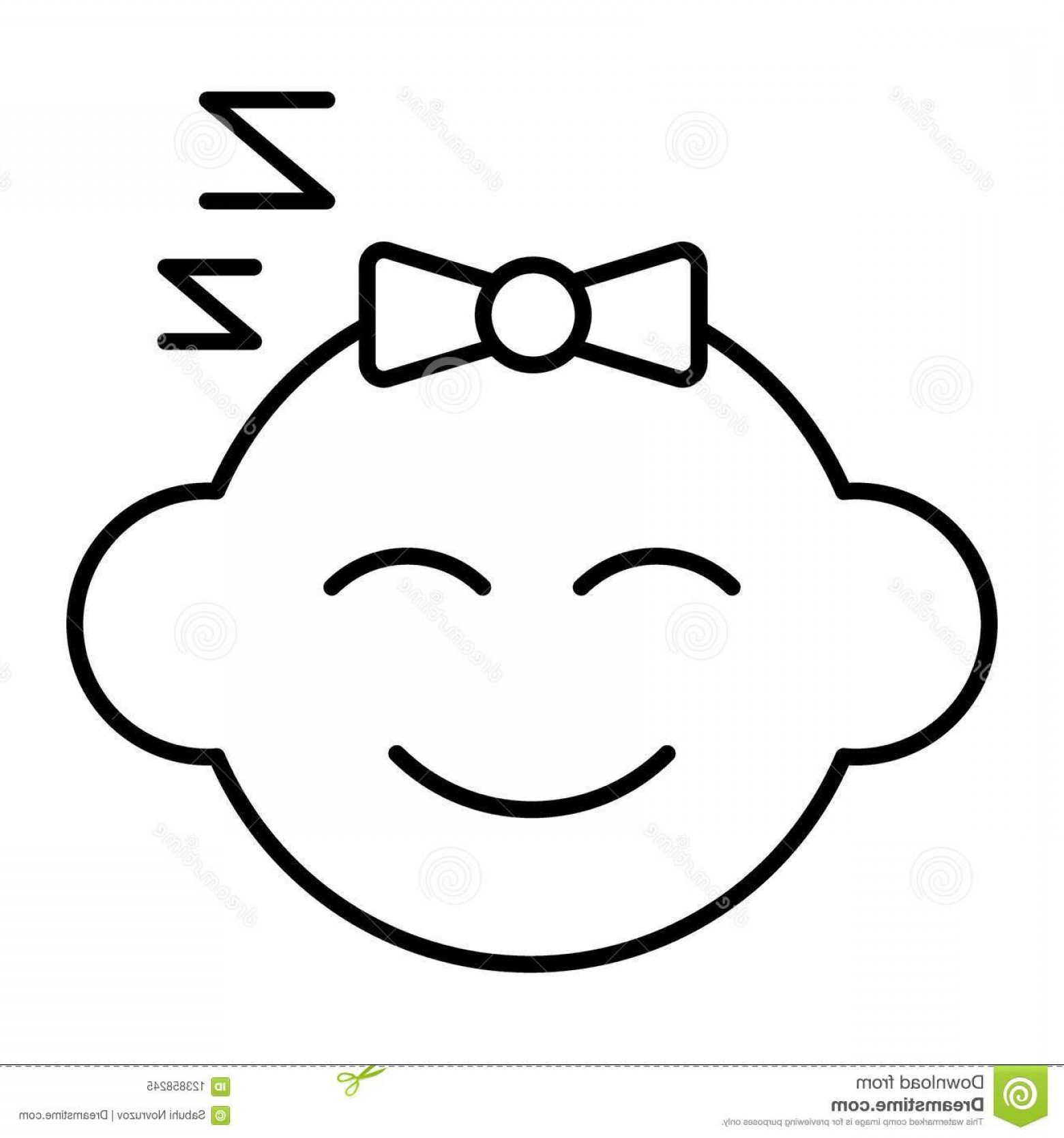 Baby Sleeping Thin Line Icon Baby Face Vector Illustration 1560x1668 Baby Sleeping Thin Line Icon Baby Face Vector Illustration