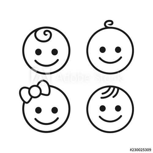 Baby Face Icon 500x500 Baby Face Icon