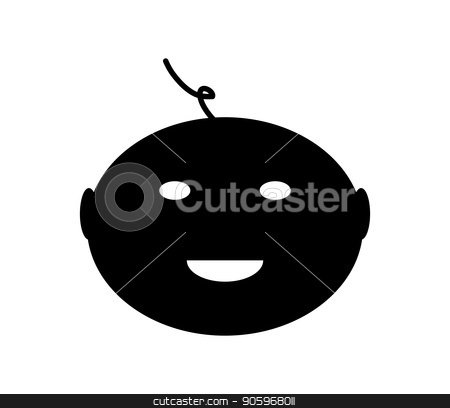 Baby Face Icon Stock Vector 450x408 Baby Face Icon Stock Vector