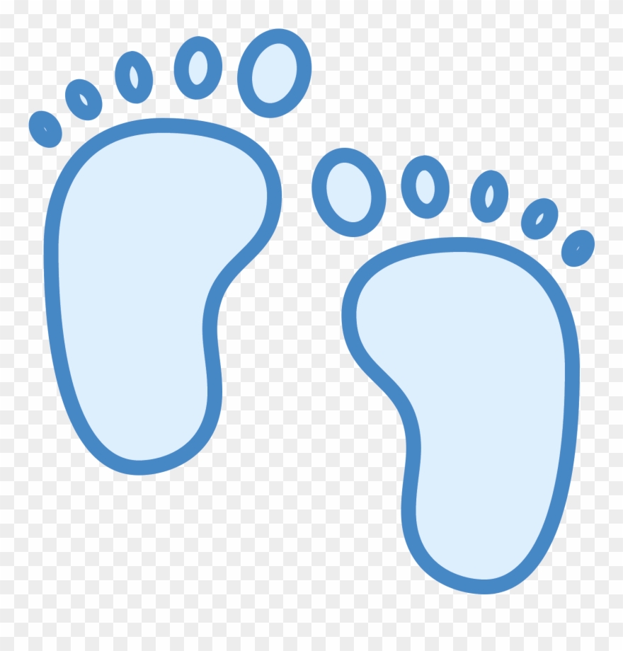 880x920 Baby Feet Heart Clipart