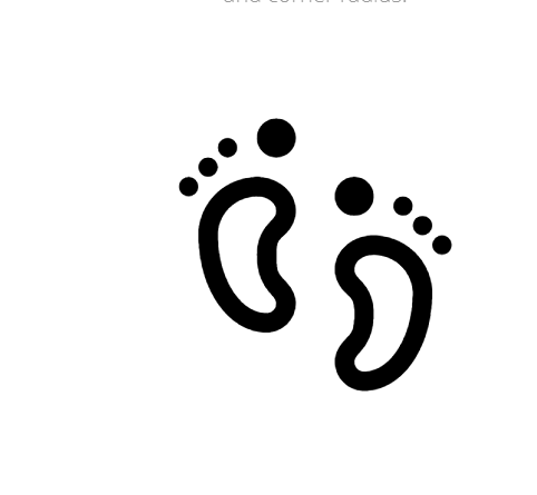 482x445 Baby Feet Icon This