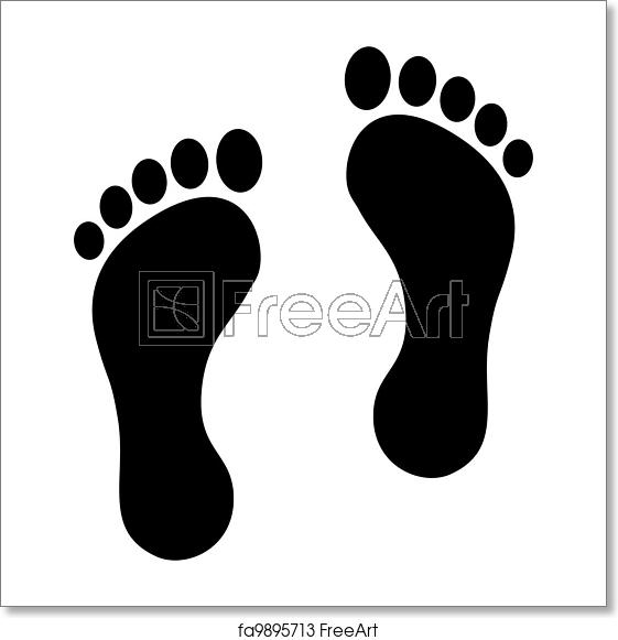 561x581 Free Art Print Of Baby Feet Clean Black Icon Baby Child Small