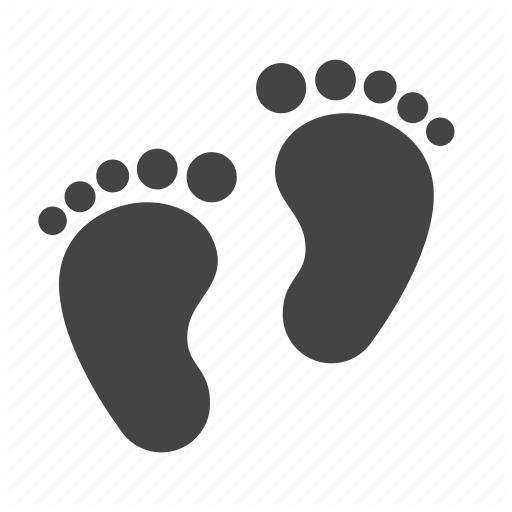 Baby Feet Icon at Vectorified.com | Collection of Baby Feet Icon free ...