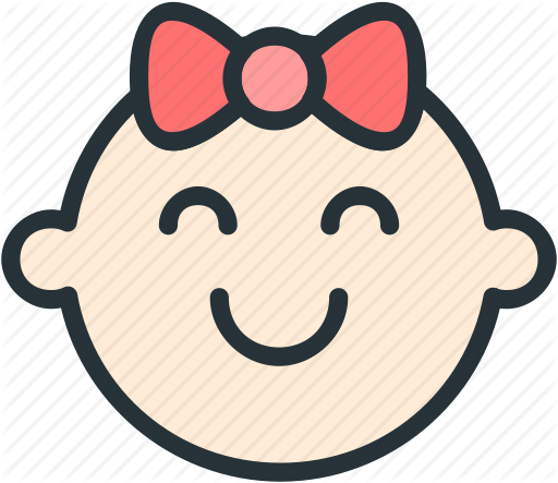 Baby, Girl, Smiling Icon 512x443 Baby, Girl, Smiling Icon