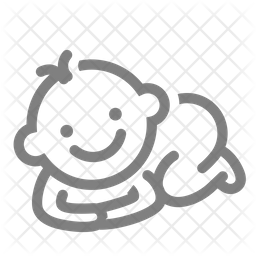 256x256 Baby Icon Of Line Style