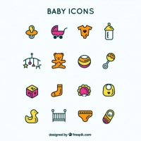 200x200 Baby Icons Free Vector Graphic Art Free Download