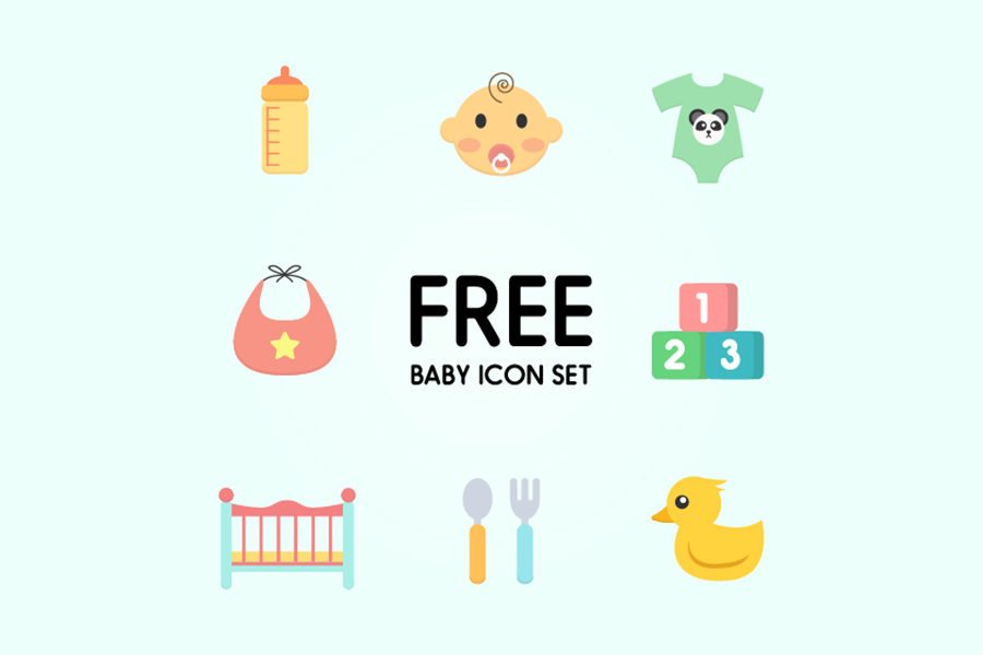 900x600 Set Of Free Baby Icons