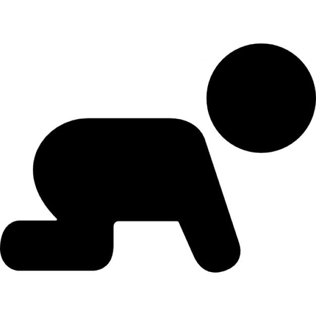 626x626 Baby Icon Silhouette