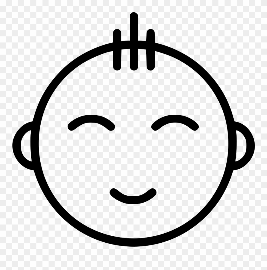 880x890 Png Black And White Library Boy Face Icon