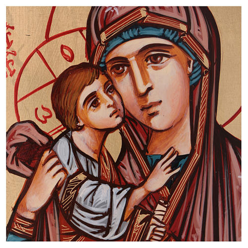 500x500 Icon Of The Virgin Mary With Baby Jesus Cm Online Sales