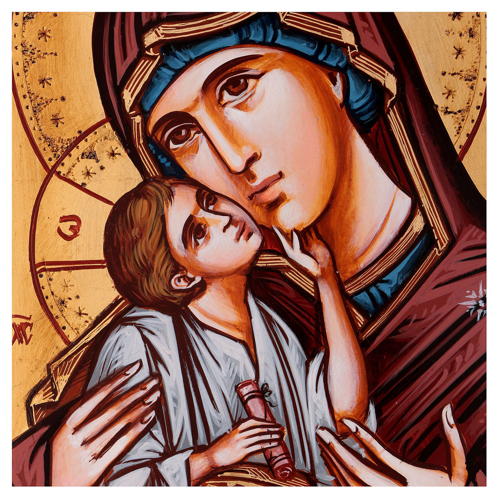 1600x1600 Icon Of The Virgin Mary With Baby Jesus Cm Online Sales