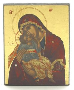 248x300 Our Lady Of Vladimir Mary Holding Baby Jesus Icon