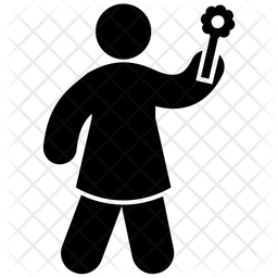 256x256 Baby Rattle Icon Of Glyph Style