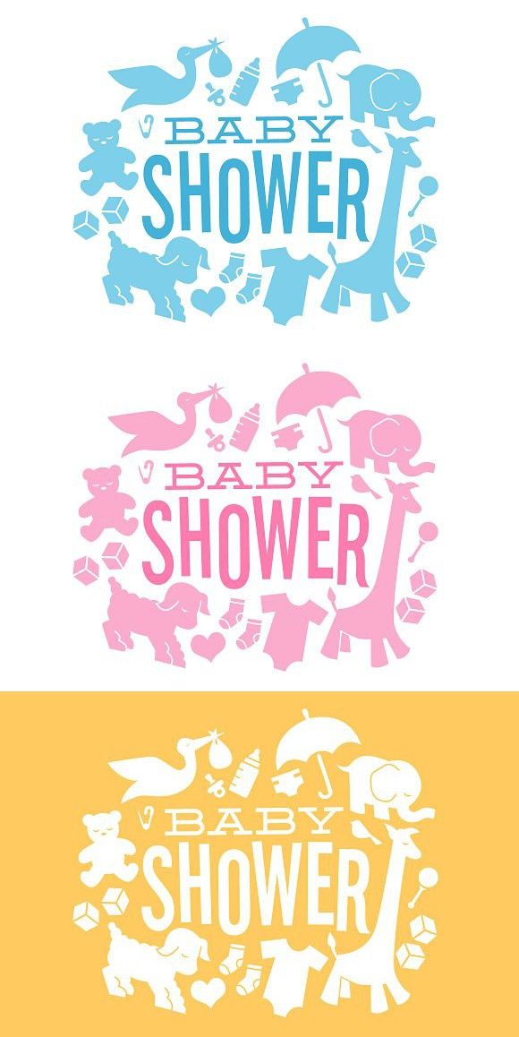 580x1158 Baby Shower Icons