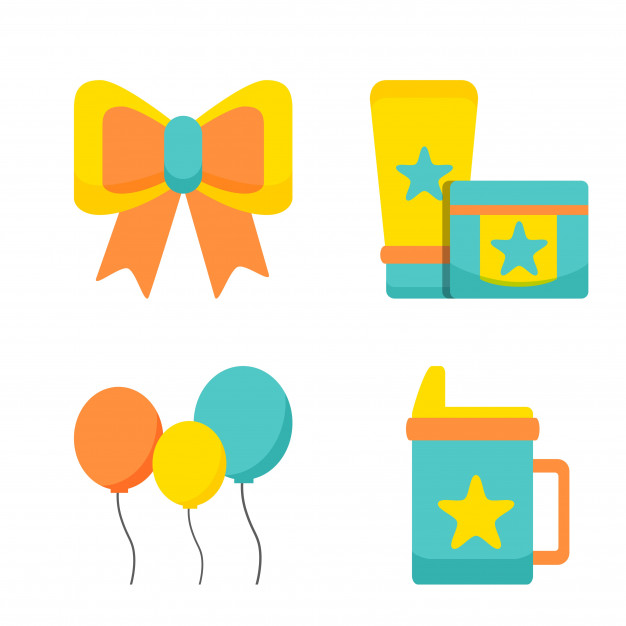 626x626 Baby Shower Icon Set Vector Vector Premium Download