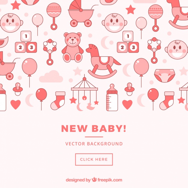 626x626 Baby Shower Icons Social Media Vector Free Download
