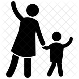 256x256 Babysitting Games Icon Of Glyph Style