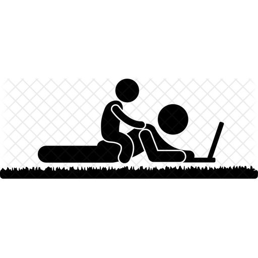 512x512 Babysitting Icon Of Glyph Style